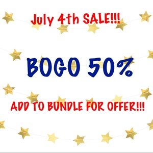 BOGO 50% SALE!!!